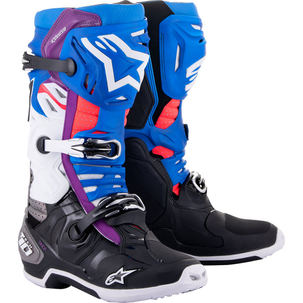 Alpinestars Tech 10 Supervented Boots - Blue/Black/White - US 12 2010520-1792-12