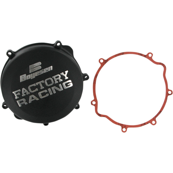 Boyesen Clutch Cover - Black - Suzuki CC22B