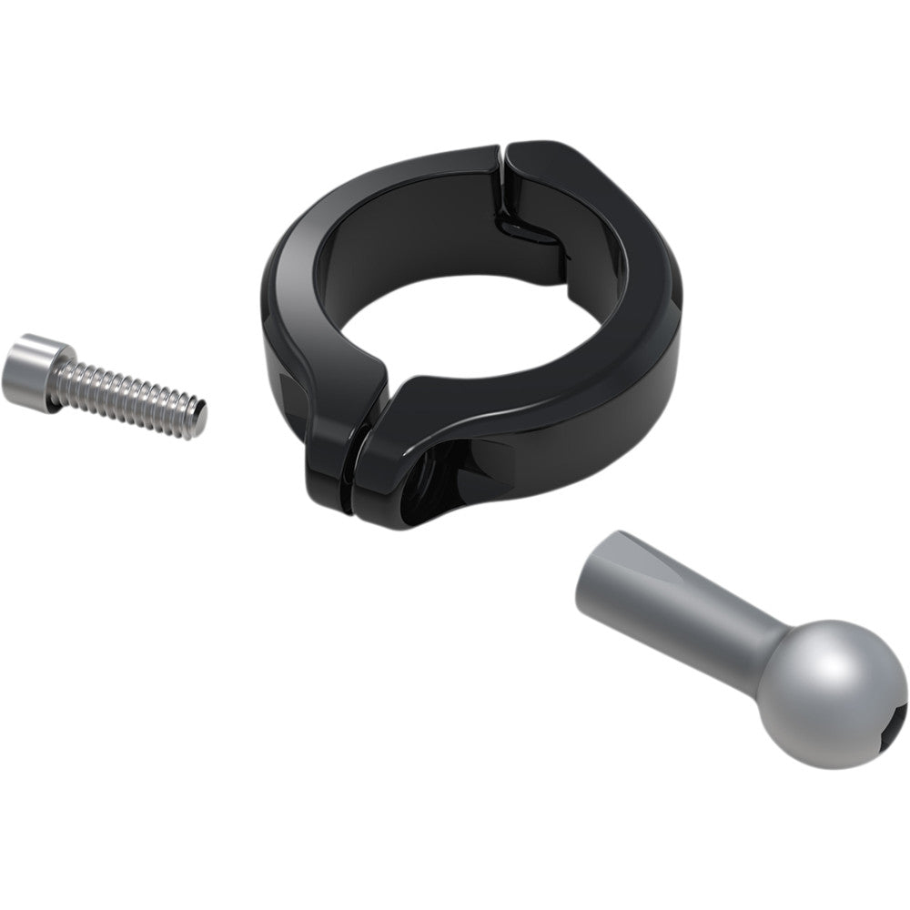 CIRO Aluminum Clamp Kit - Ball Mount - 1-1/2" Handlebars - Black 50135