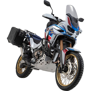 SW-Motech TRAX ADV Aluminum Case System - Black - Honda Africa Twin '19-'24 KFT.01.942.70001/B | Luggage Group