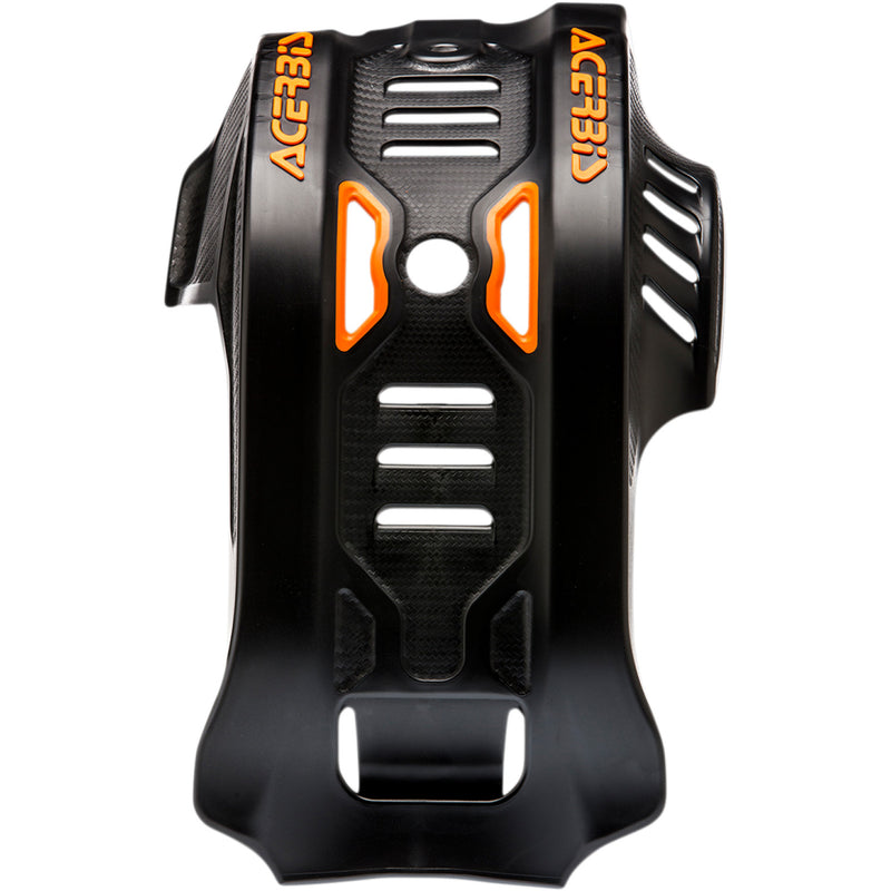 Acerbis Skid Plate - Black/ '16 Orange - KTM 2791645229