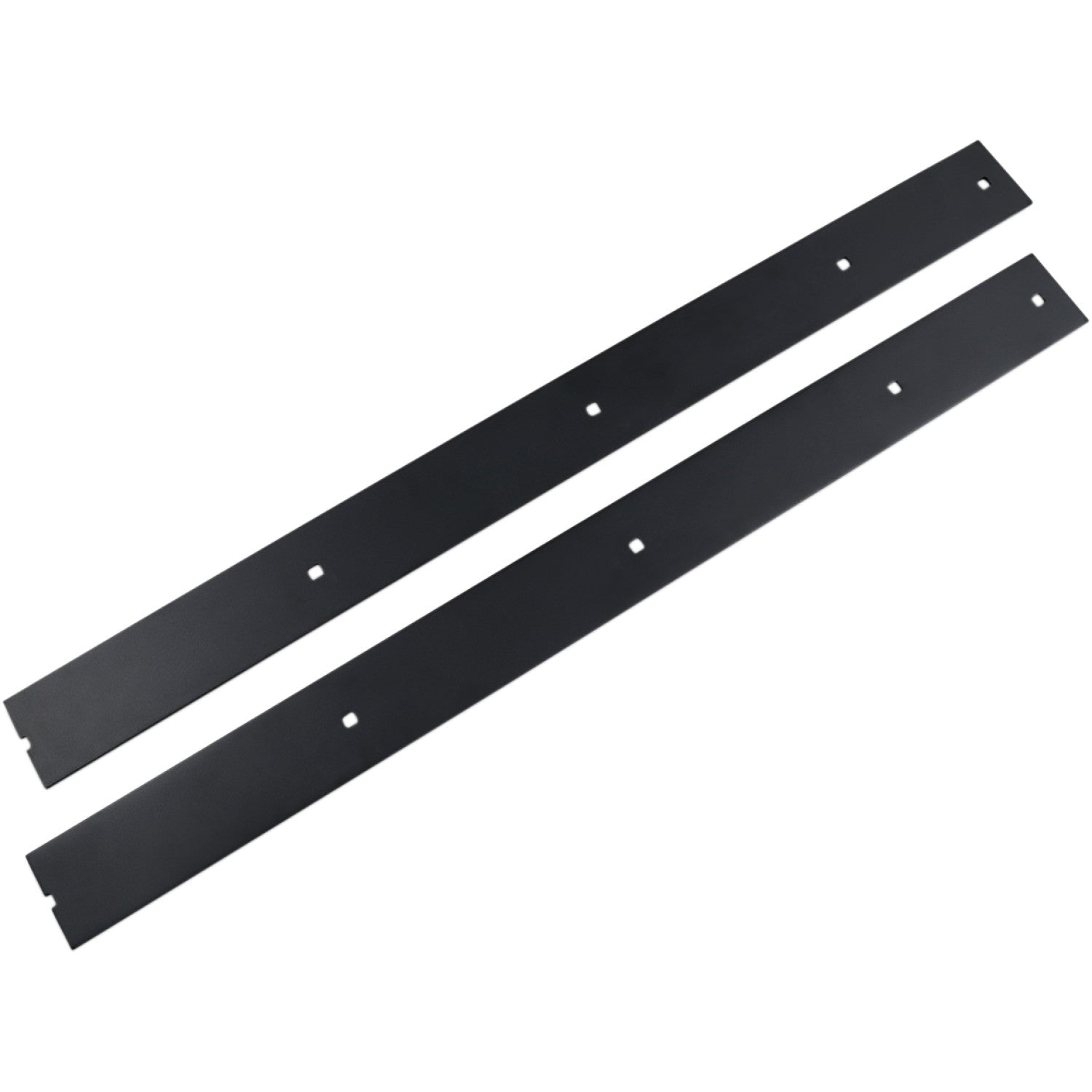 Moose Utility Plow Wear Bar - Matte Black - 72" - 2 Piece 2571PFMTBLK | Plows