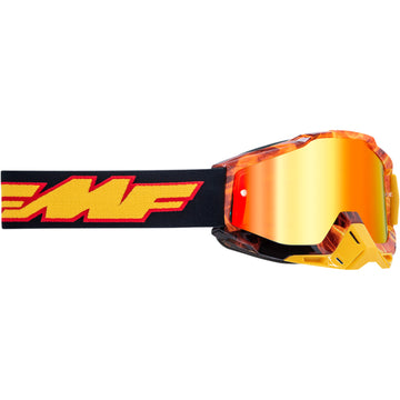 FMF Youth PowerBomb Goggles - Spark - Red Mirror F-50048-00004