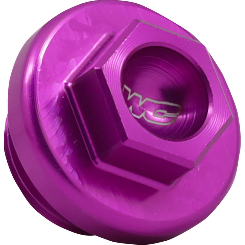 WORKS CONNECTION Oil Fill Plug - Purple - Kawasaki/Suzuki 24-P194