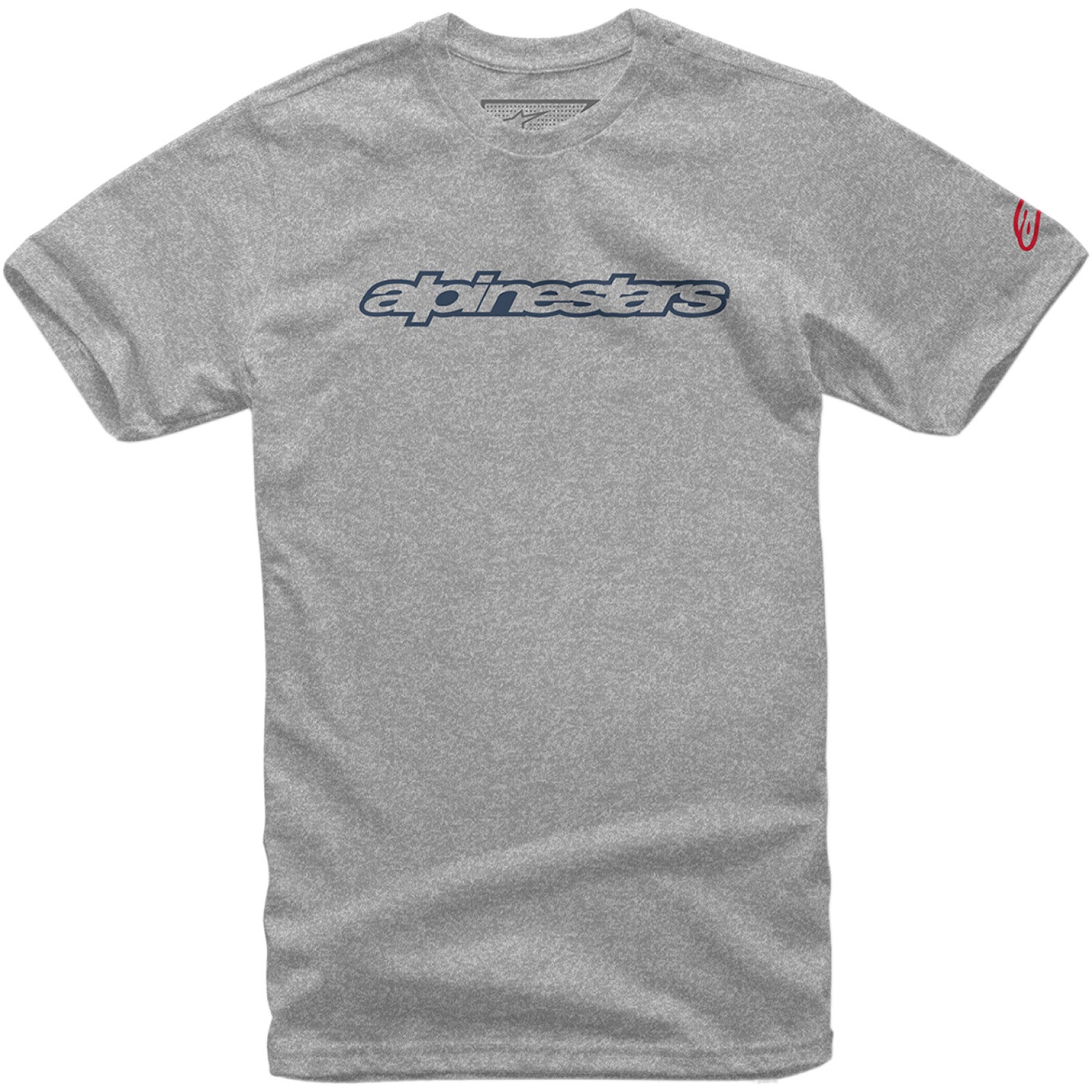 ALPINESTARS Wordmark T-Shirt - Heather Gray/Navy/Red - Medium 103672015-1713M