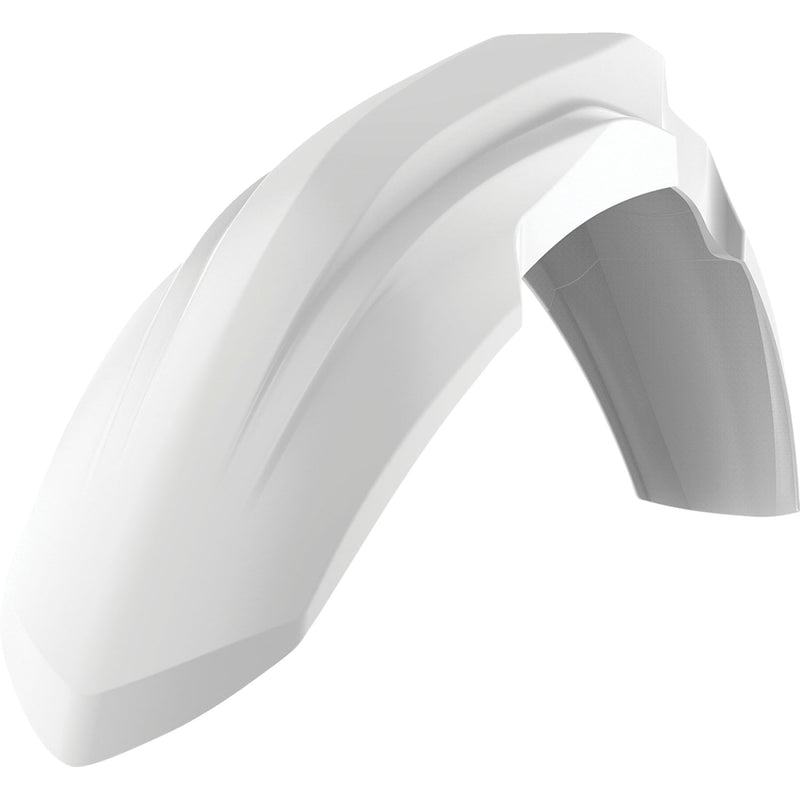 POLISPORT Fender - Front - White - Honda 8553200002 by Polisport