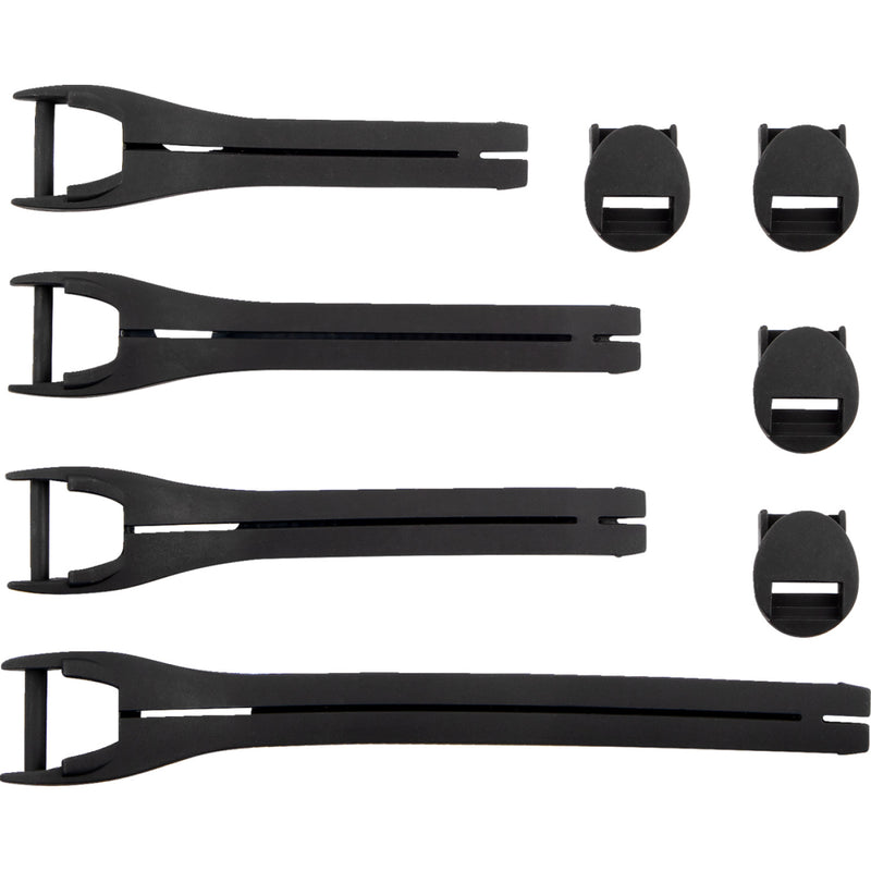 Moose Racing Qualifier Boot Strap Kit - Black - Size 10-15 3430-1016