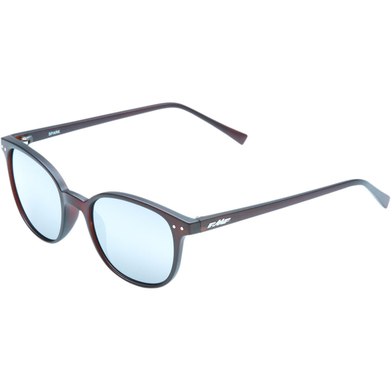 FMF Spark Sunglasses - Matte Crystal Rootbeer - Silver Mirror Lens F-61505-252-01
