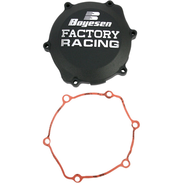 Boyesen Clutch Cover - Black - Yamaha CC-30B