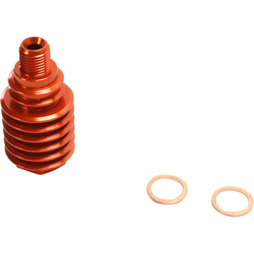 Moose Racing Rear Brake Caliper Cooler - Orange M73-150