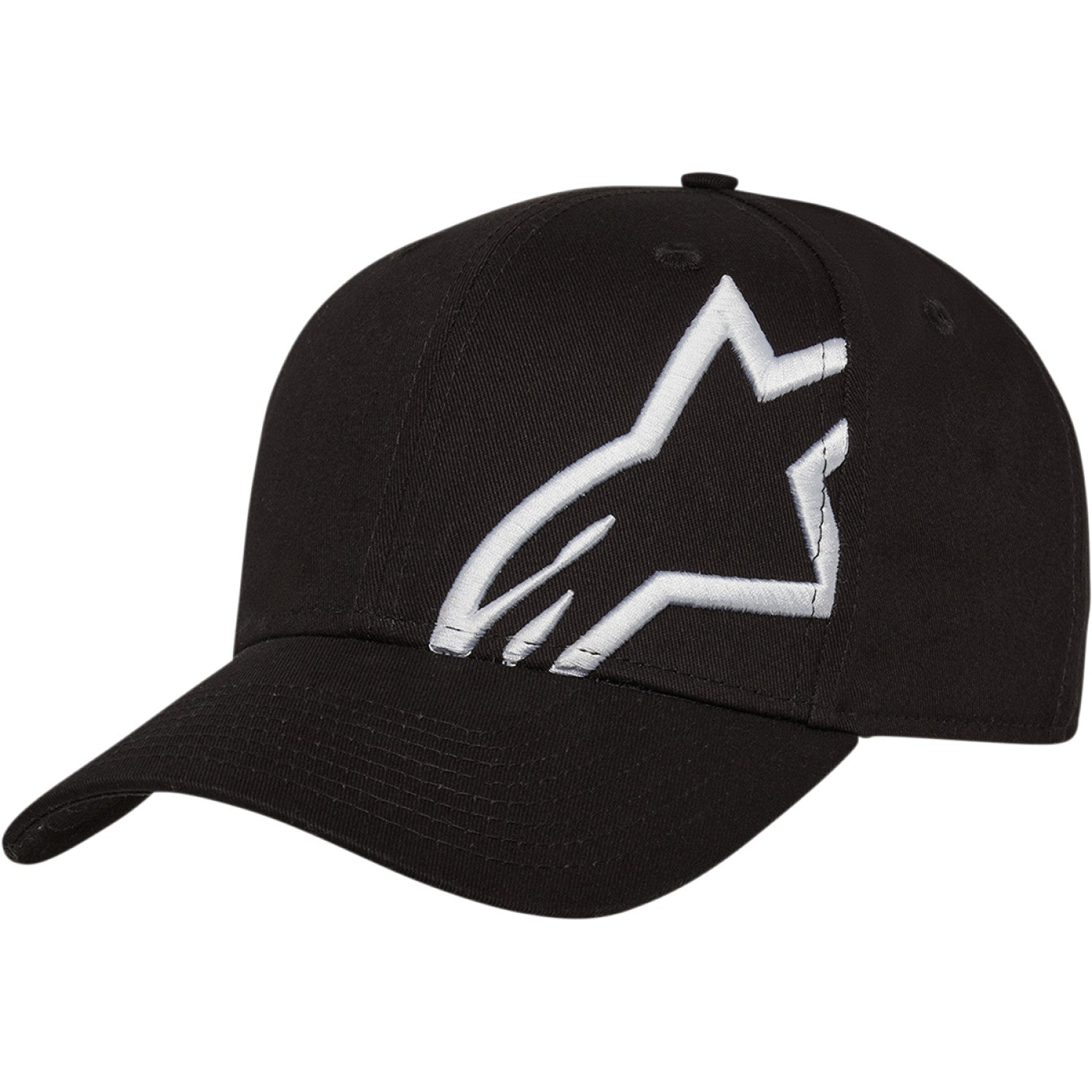 ALPINESTARS Corp Snap 2 Hat - Black/White - One Size 1211810091020OS