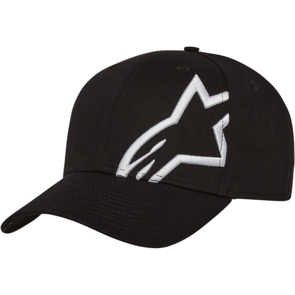 Alpinestars Corp Snap 2 Hat - Black/White - One Size 1211810091020OS