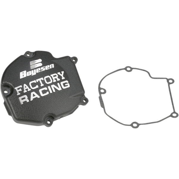 Boyesen Ignition Cover - Black - Kawasaki KX125 SC-11AB