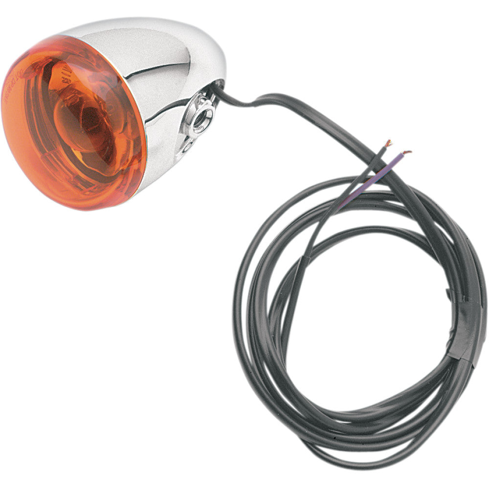 CHRIS PRODUCTS Turn Signal - Chrome/Amber 8887A