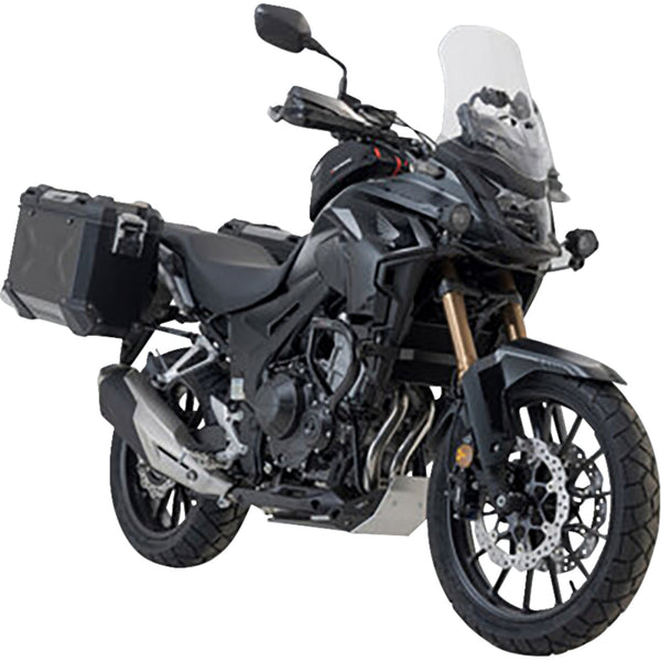 SW-Motech TRAX ADV Aluminum Case System - Black - Honda CB/CBR/NX 500 '13-'24 KFT.01.400.70001/B