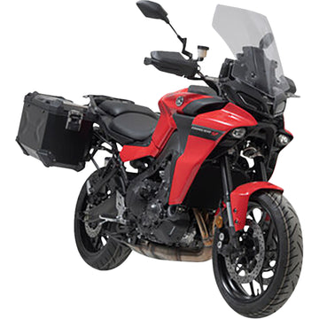 SW-Motech TRAX ADV Aluminum Case System - Black - Yamaha Tracer 9 GT '21-'24 KFT.06.921.70100/B | Luggage Group