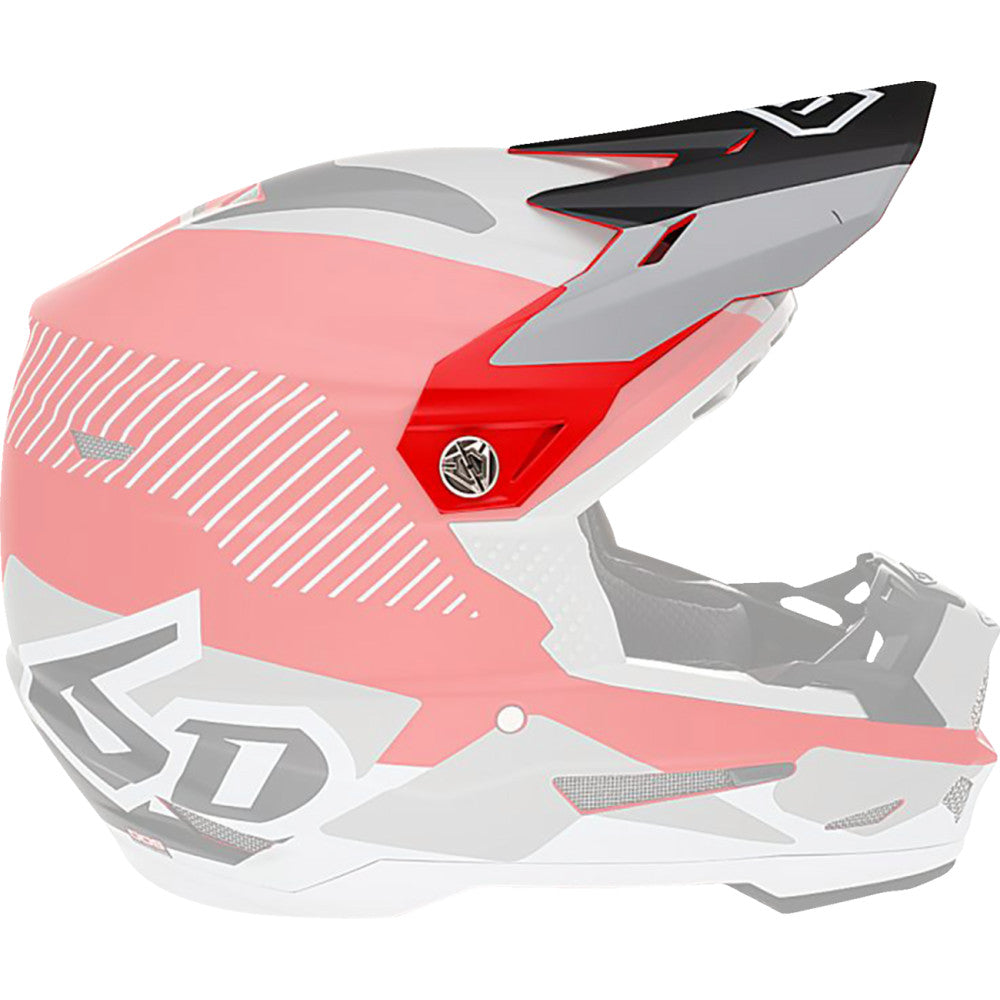 6D HELMETS ATR-2 Visor - Fusion - Red 72-6103