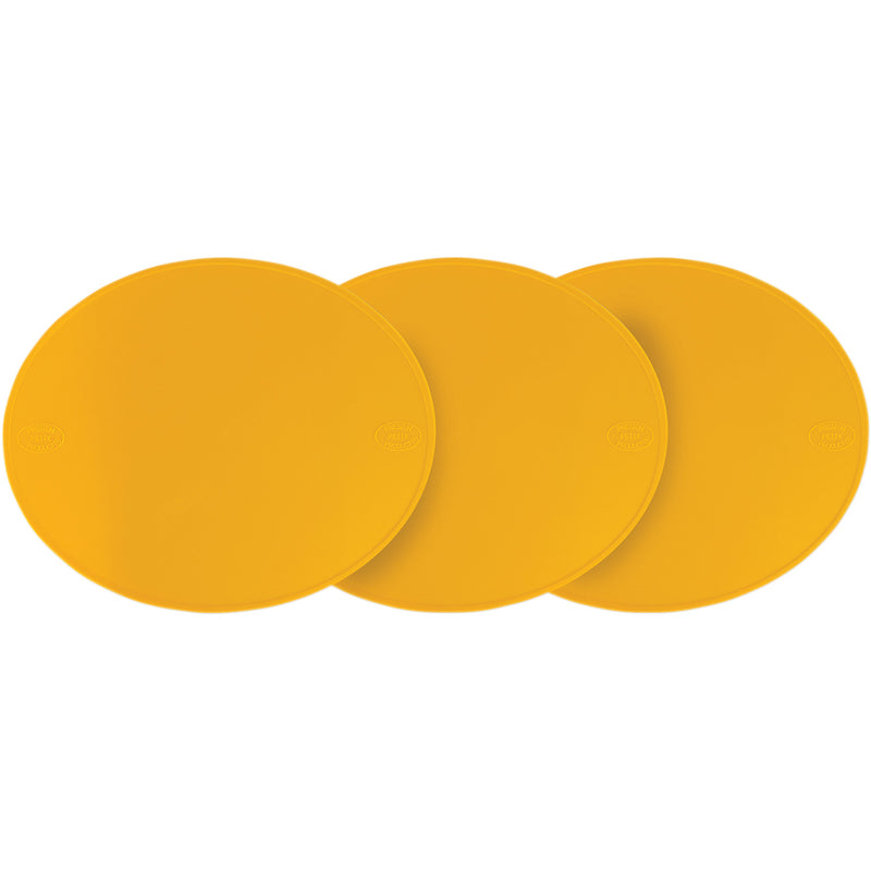 POLISPORT Number Plate - 3 Piece - Preston Petty - Yellow 8667400003 by Polisport