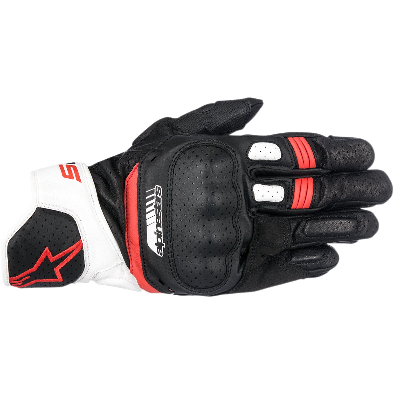 ALPINESTARS SP-5 Gloves - Black/White/Red - Large 3558517-123-L