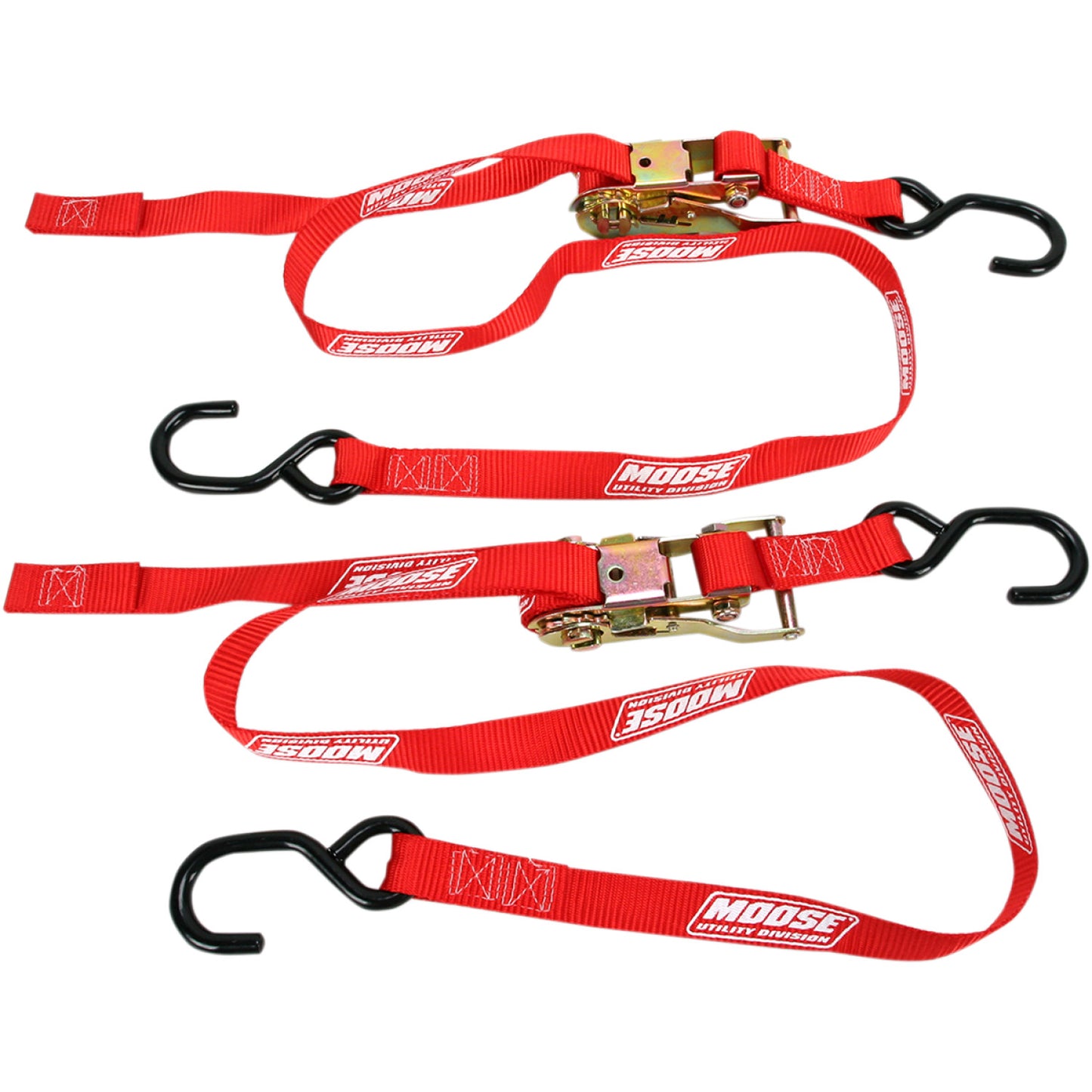 Moose Utility Ratchet Tie-Down - 1" - Red 3920-0298 | Tie Downs