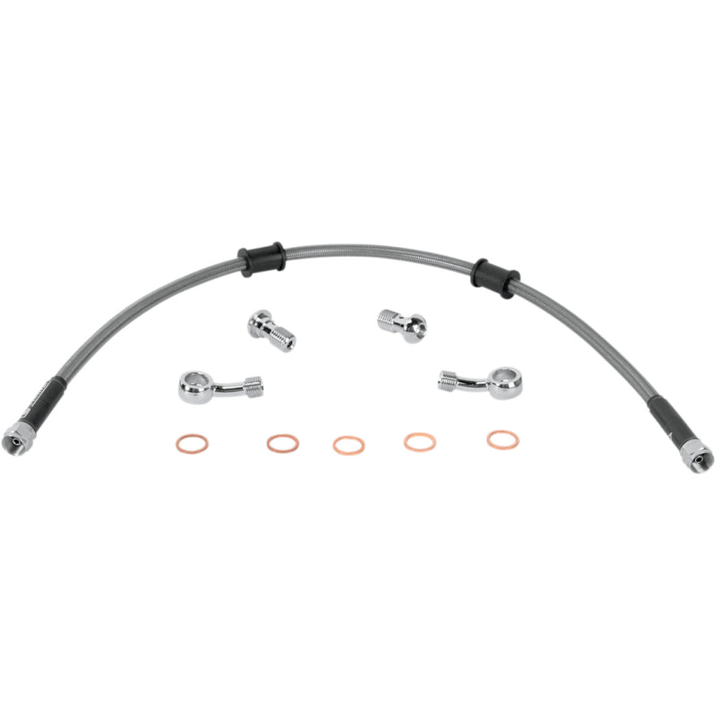 Moose Racing Brake Line - Rear - Stainless Steel - KLR 650 KAW-6030R