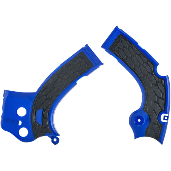 Acerbis X-Grip Frame Guards - Blue/Black - YZ 250F/450F/WR250F/450F 2640271034