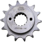 JT SPROCKETS Counter Shaft Sprocket - 14-Tooth JTF736.14 by JT Countershaft Sprockets   Steel