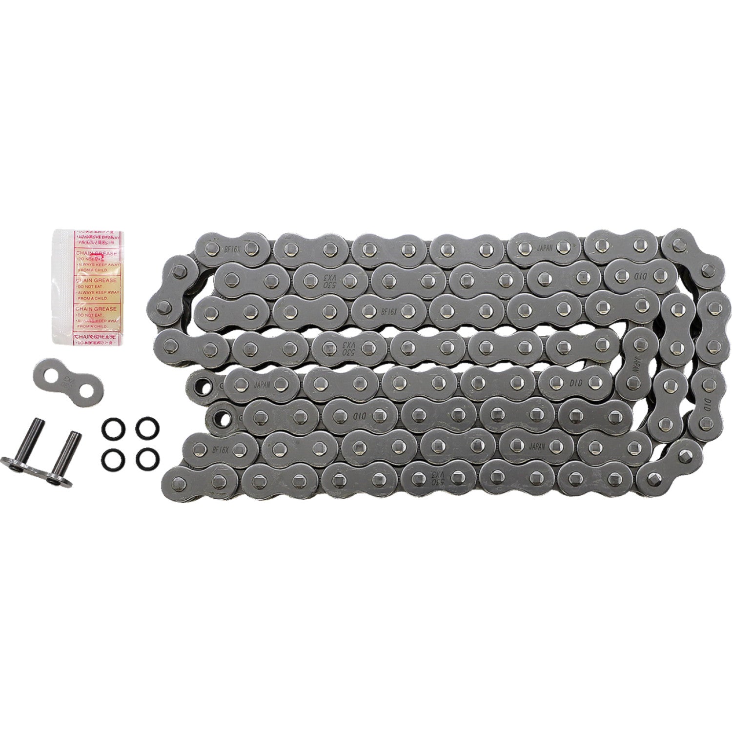 DID 530 VX3 - Drive Chain - 110 Links - Natural M530VX3X110ZB | Drive Chain   X'ring Types