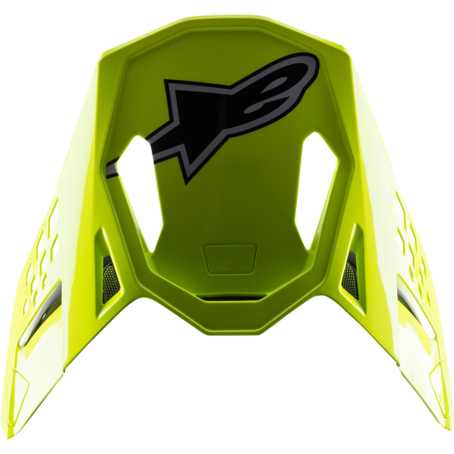 ALPINESTARS Supertech M8 Visor - Factory - Black/Fluo Yellow/Blue 8982222-1578