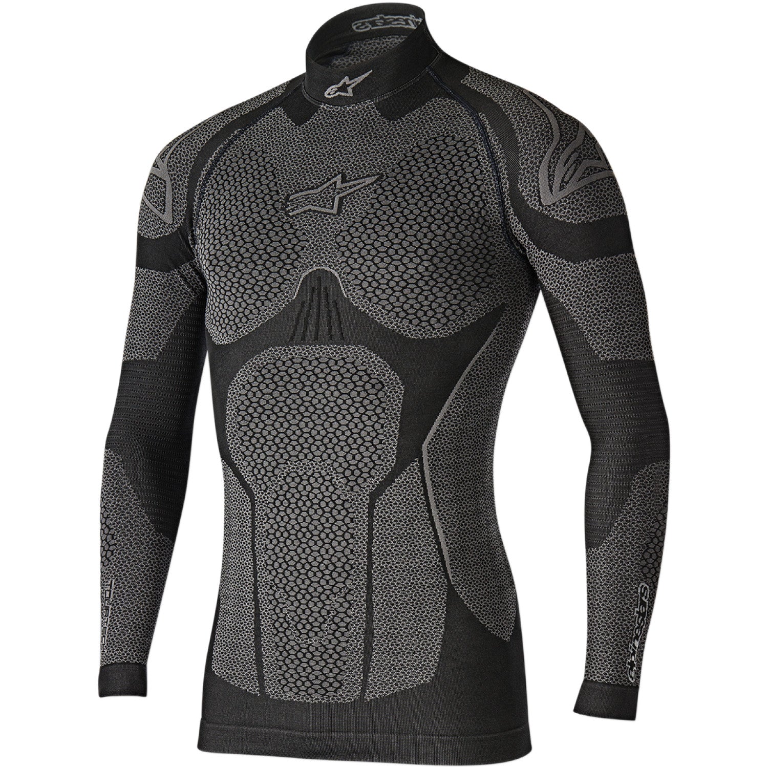 ALPINESTARS Ride Tech Winter Long-Sleeve Underwear Top - Black/Gray - XS/S 4752117106-XS/S