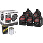 Maxima Racing Oil Quick Change M8 Synthetic 20W-50 Oil Change Kit - Chrome Filter 90-129015PC