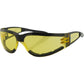 BOBSTER Shield II Sunglasses - Gloss Black - Yellow Lens ESH204