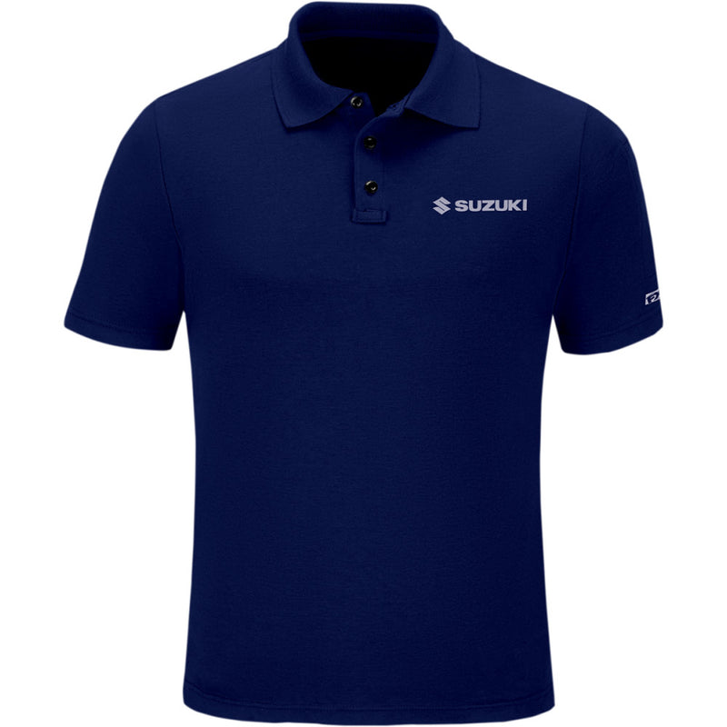 FACTORY EFFEX Suzuki Polo Shirt - Navy - Medium 25-85402