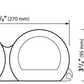 4 Piece Red Led Gauges `14 22 Flht Flhx Fltr