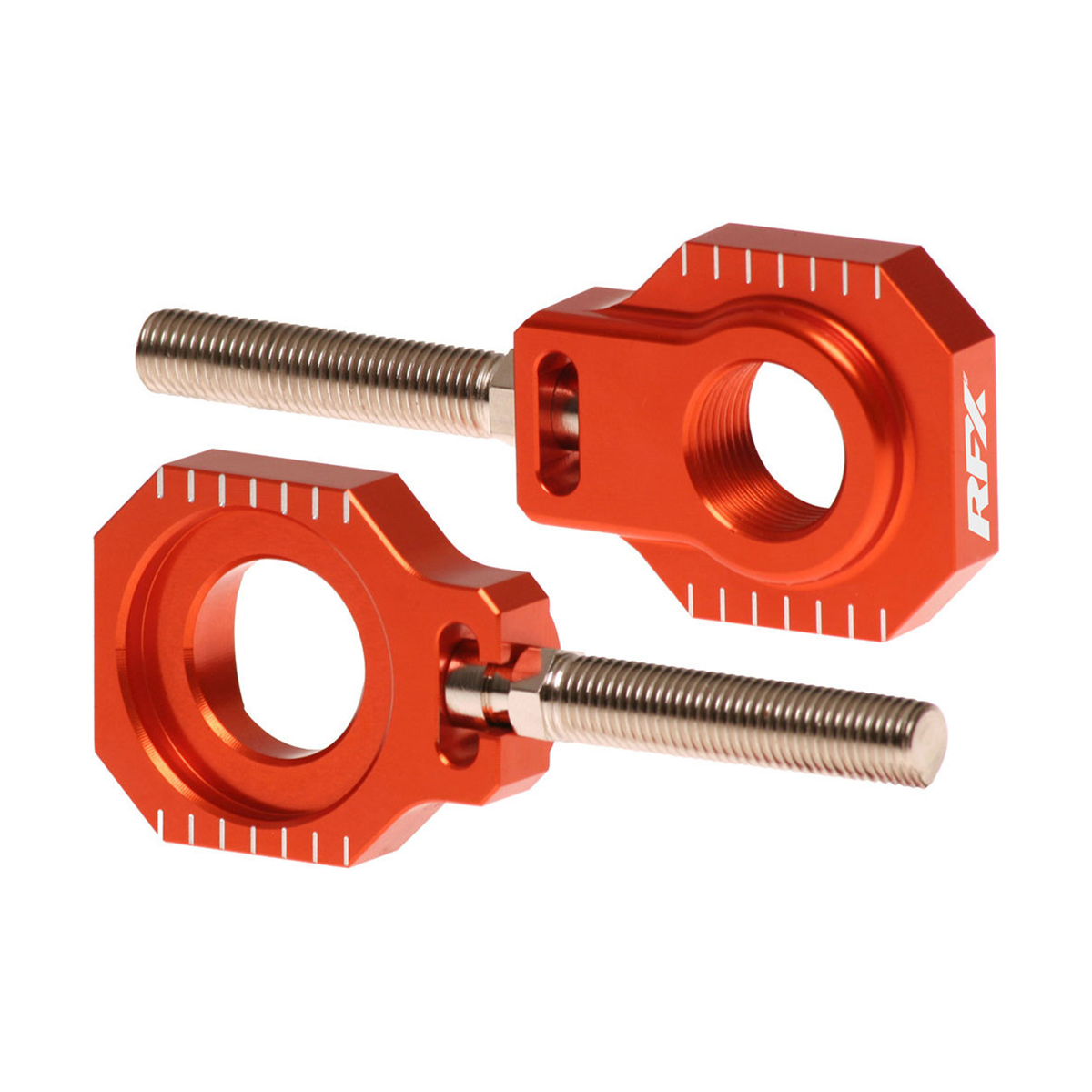 Rear Axle Blocks Orange Ktm/Husq/Gas