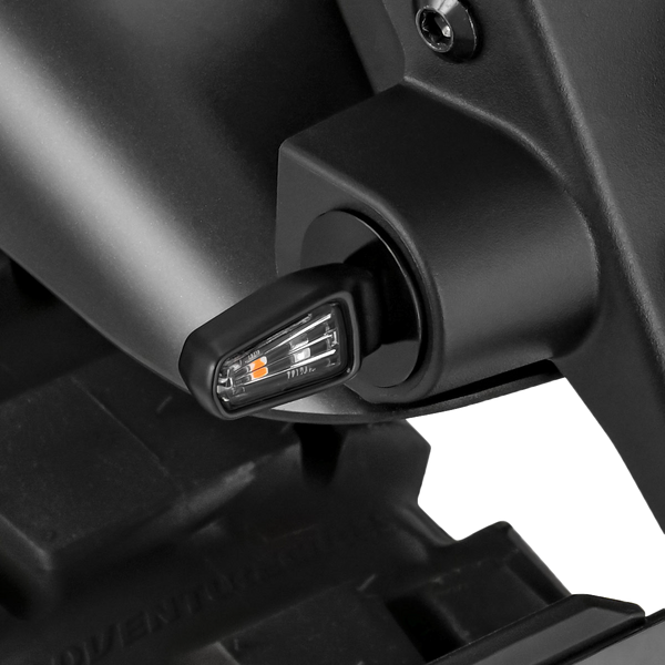 Zeta 701 Led Turn Signals W/Taillight Blk W/Clr Lens Pr