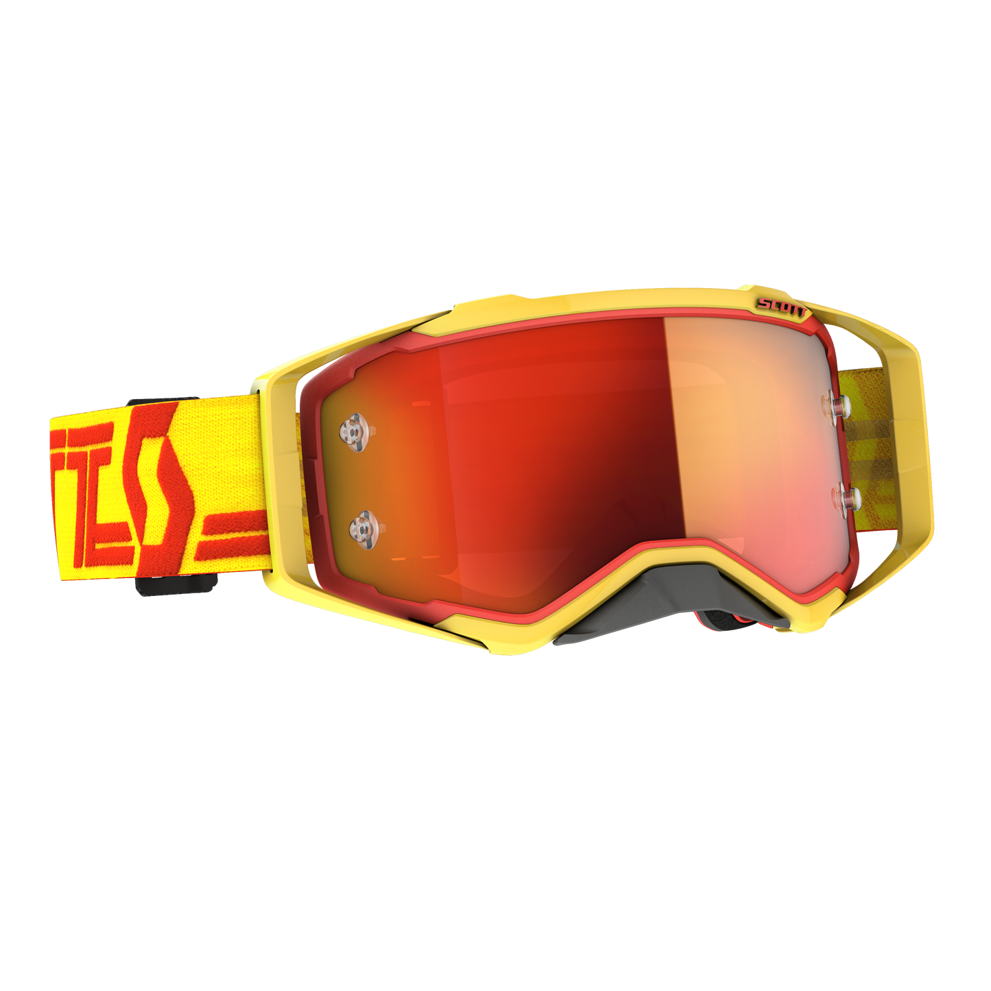 Prospect Goggle Yellow/Red Orange Chrome Works Lens