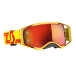 Prospect Goggle Yellow/Red Orange Chrome Works Lens