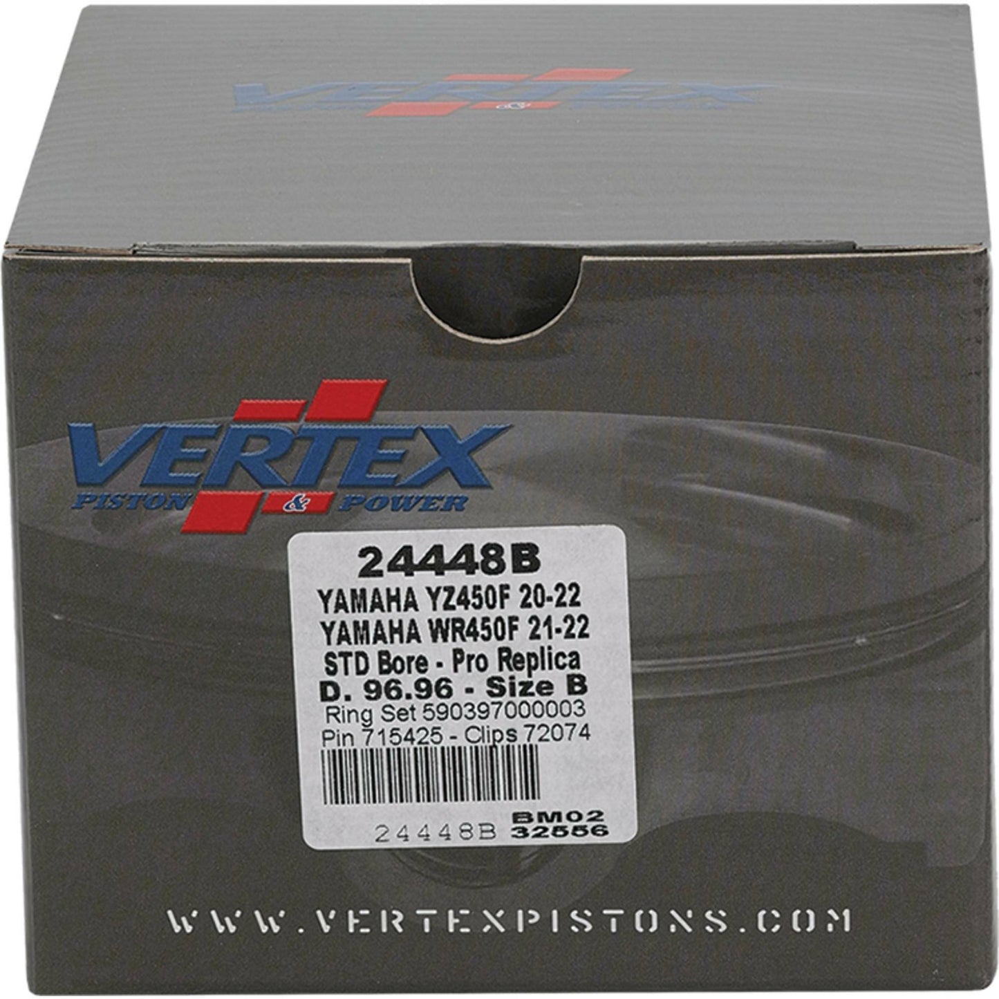 Piston Kit Forged 96.96/Std 12.8:1 Yam