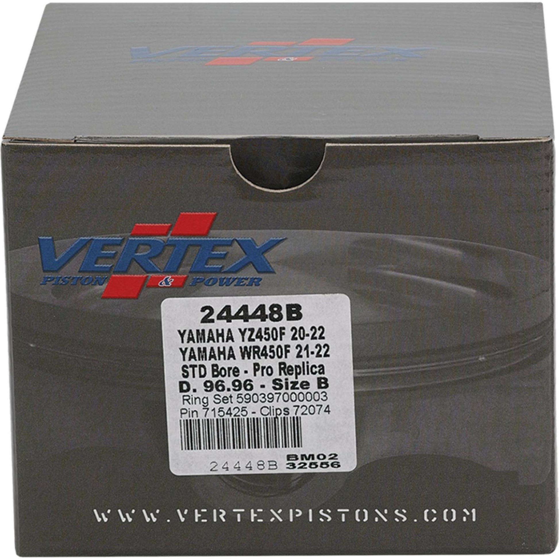 Piston Kit Forged 96.96/Std 12.8:1 Yam