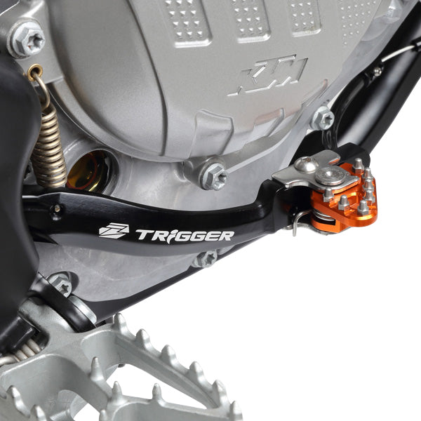Zeta Trigger Brake Pedal Orange Ktm