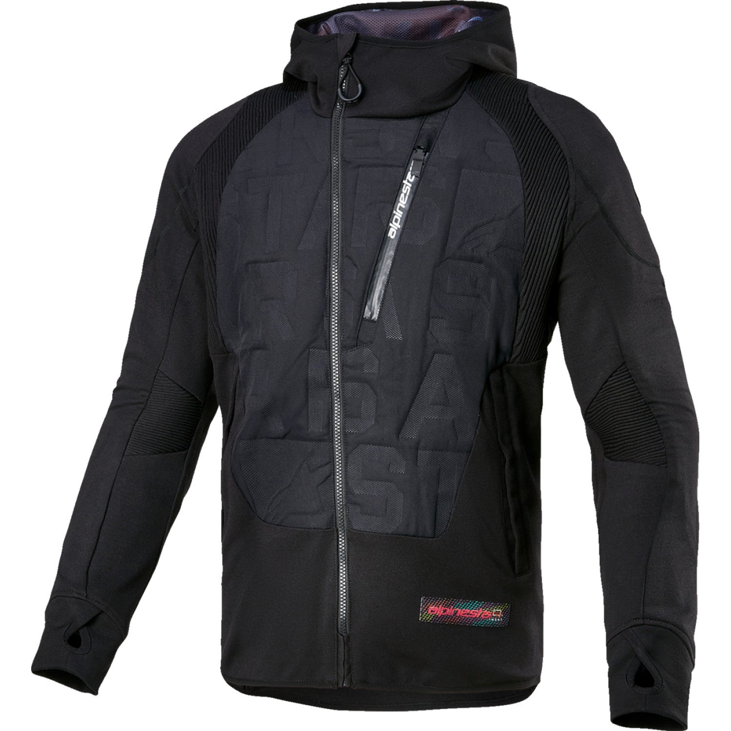 ALPINESTARS MSE Hybrid Hooded Jacket - Black - Large 4201824-10-L