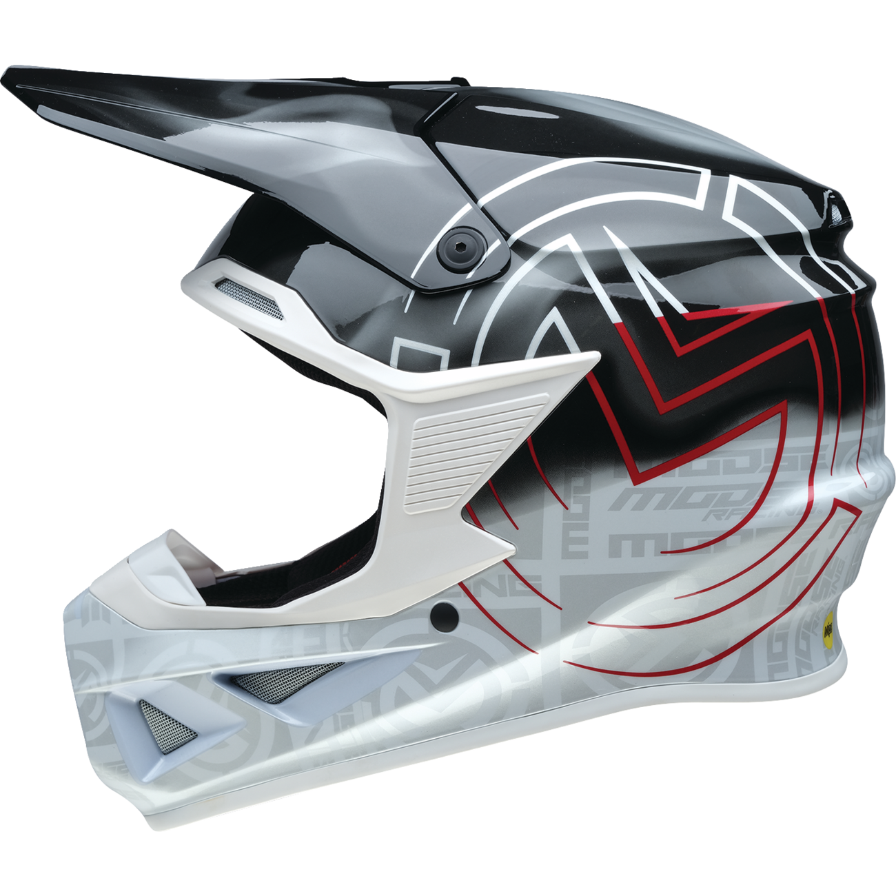 MOOSE RACING F.I. 2.0 Helmet - Deceit - MIPS? - Black/Red - Small 0110-7990 by Moose Racing