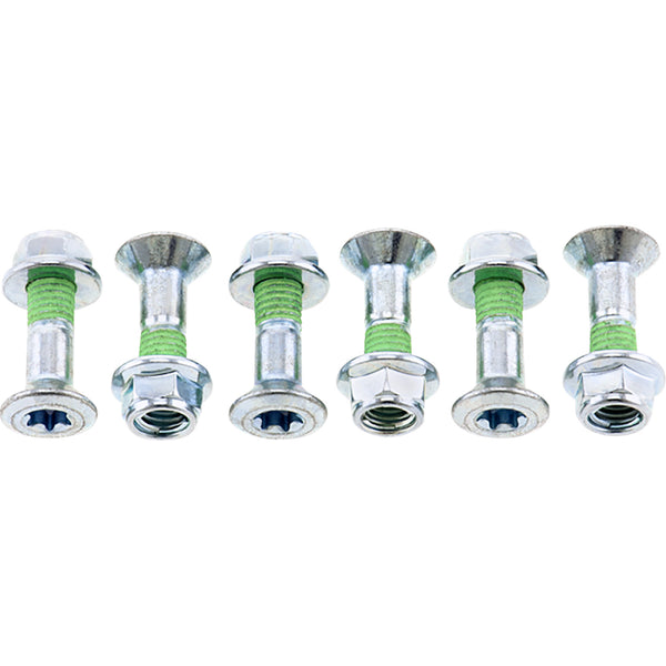 BOLT Fastener Kit - Hub-Savers/Sprocket - Double Locked - Silver - 6 Pack - Beta HS.BETA