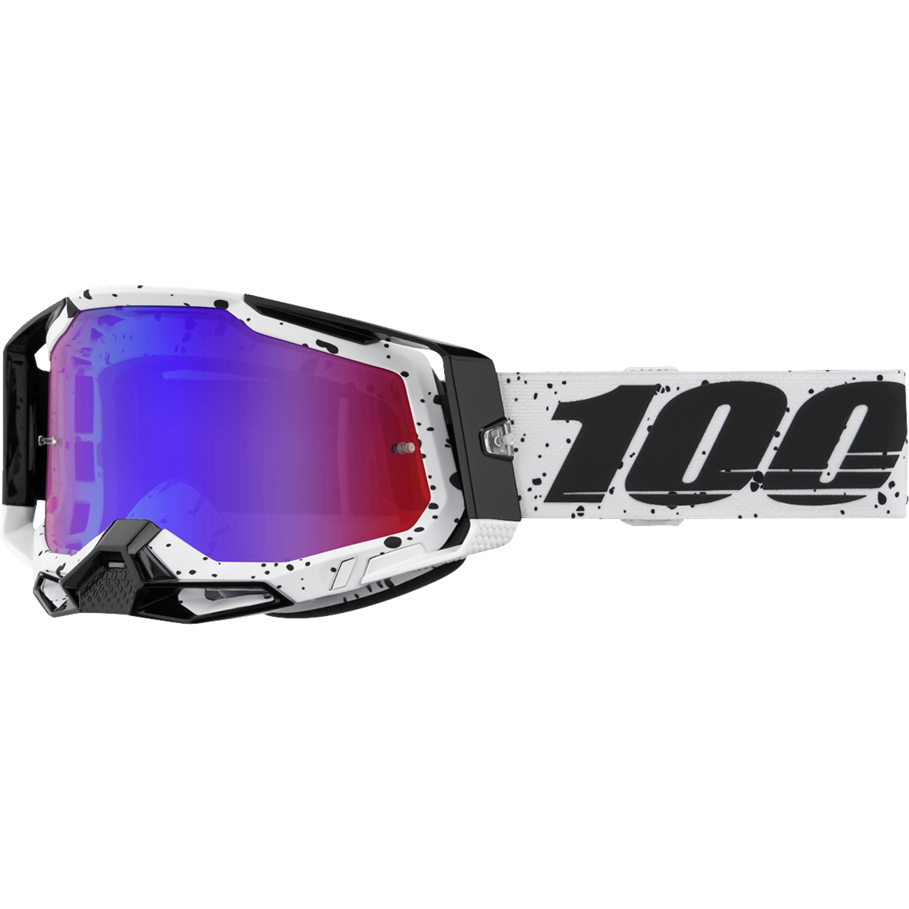 100% Racecraft 2 Goggle - Trinity - Red Blue Mirror 50010-00033