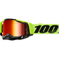 100% Racecraft 2 Goggle - Neon Yellow - Red Mirror 50010-00037