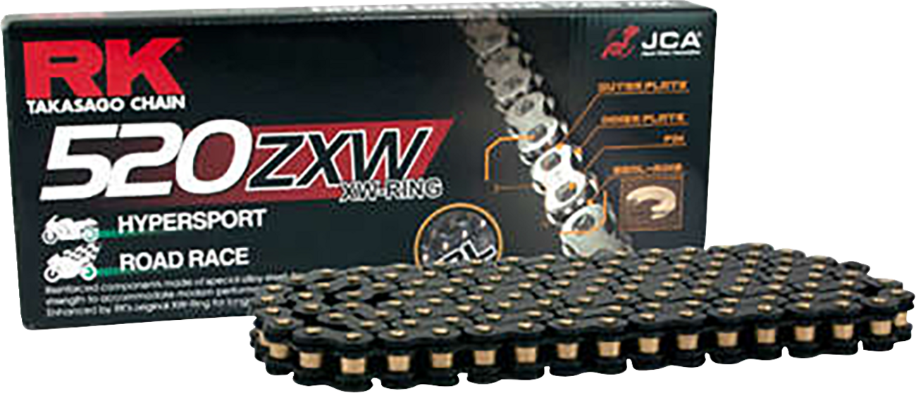 RK 520 ZXW - Drive Chain - 120 Links - Black Scale BL520ZXW-120