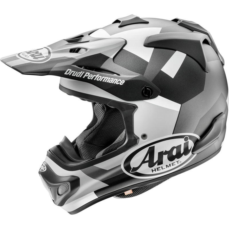 ARAI HELMETS VX-Pro4 Helmet - Block - Black Frost - XL 0110-8810 by Arai Helmets Offroad Full Face 1 Pc Adult Helmet