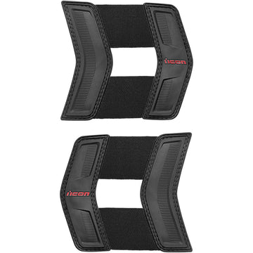 ICON Field Armor Stryker* Vest Waist Straps - Black/Red 2701-0674