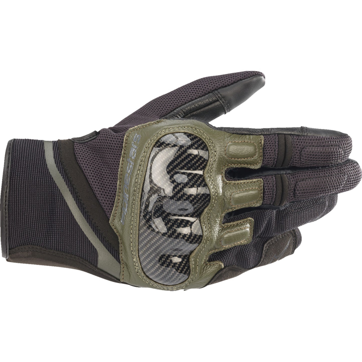 ALPINESTARS Chrome Gloves - Black/Forest - Small 3568721-1681-S